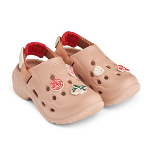 Liewood milas sandals for kids in watermelon multi mix.