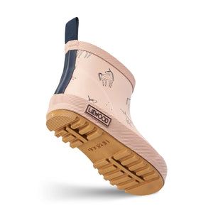 Waterproof Liewood rain boots with teddy lining