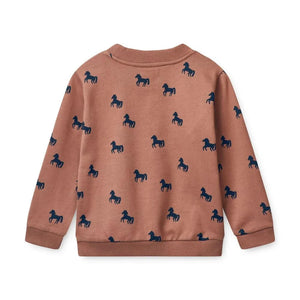Liewood Thora Printed Horses Sweatshirt for Kids