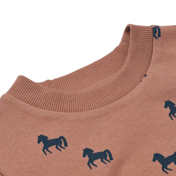 Liewood Thora Printed Horses Sweatshirt for Kids