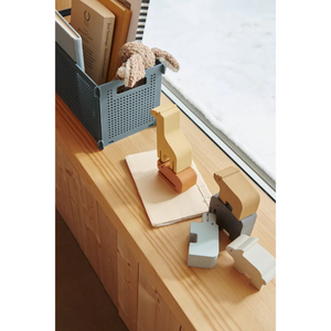Liewood-Thorkild Stacking Animals Wooden Toy 0n Wooden Table