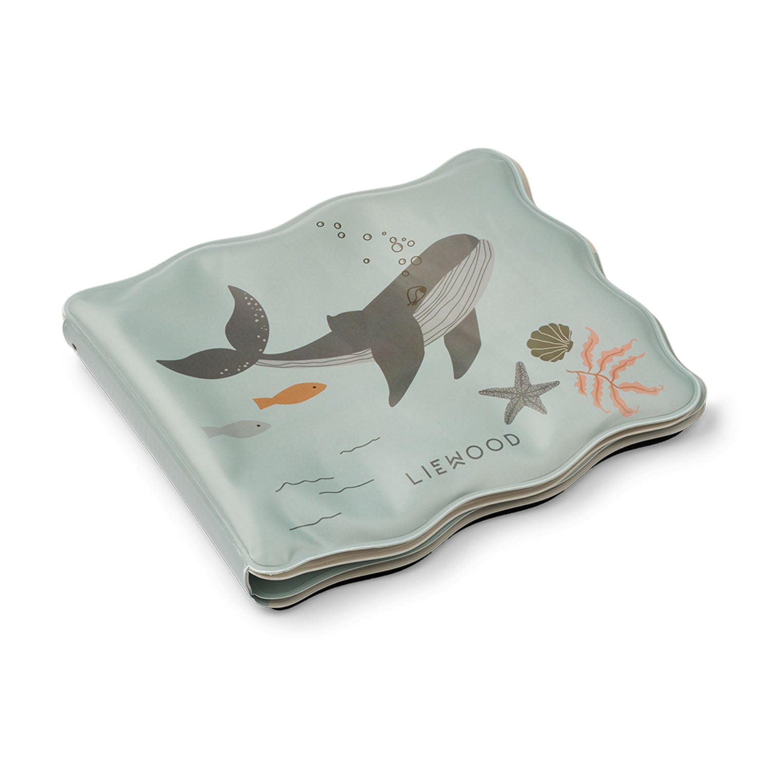 Liewood Waylone water bath book in sea creature design.