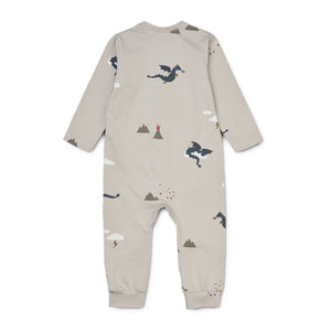 Liewood Birk Pyjama Jumpsuit - Little Dragon/Sandy Mix