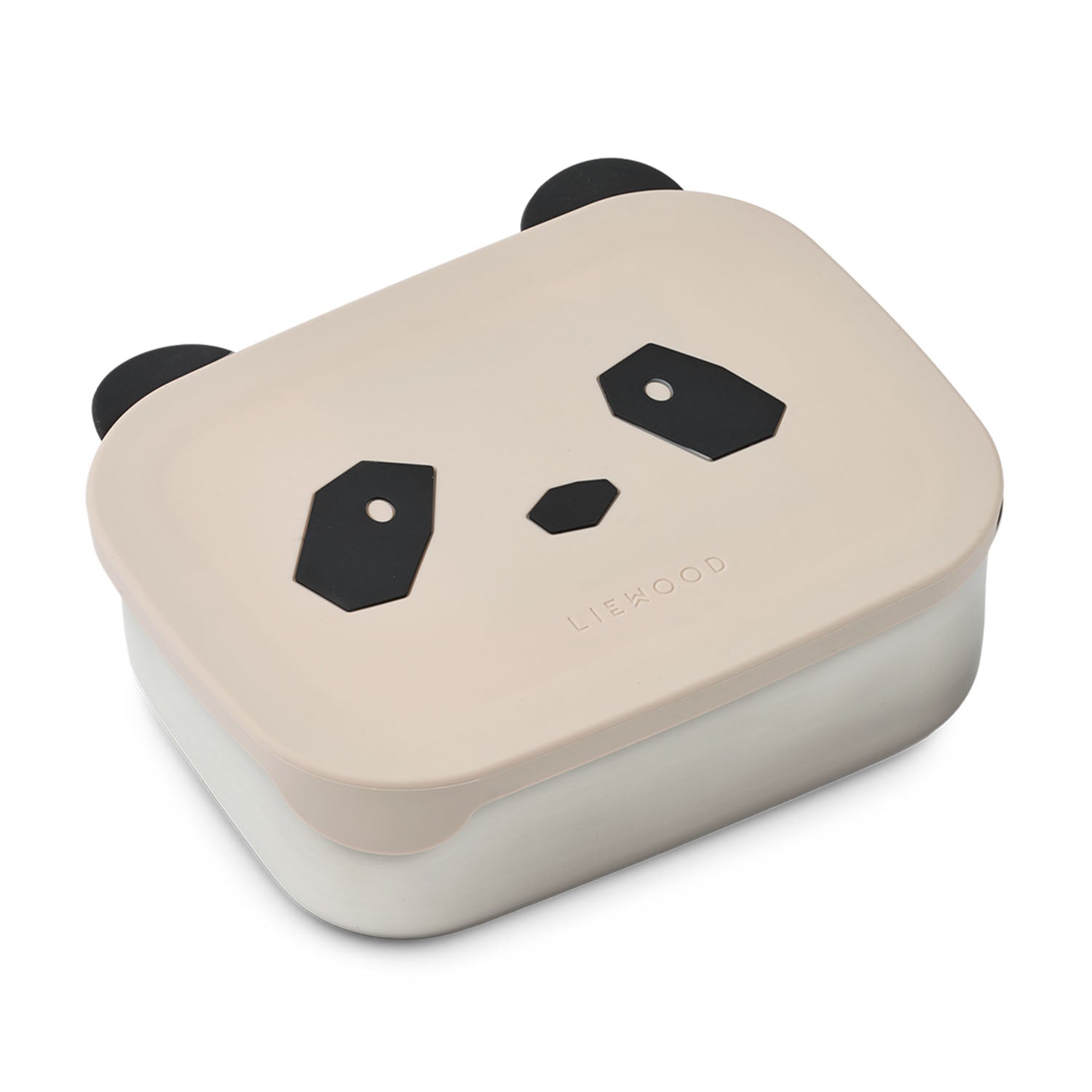 Liewood Arthur stainless steel lunchbox with 3 compartments and flexible silicone lid for kids’ school lunches