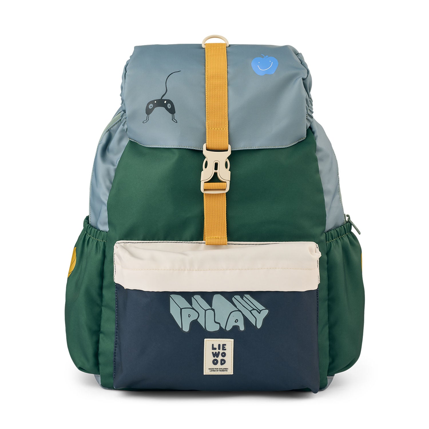 Lightweight recycled polyester build of Liewood Johnny School Backpack