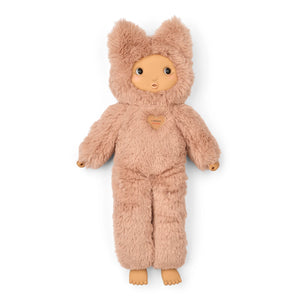 Back view Liewood Misa Cleo plush doll Pale Tuscany colour.