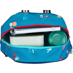 Spacious inside of the kids backpack