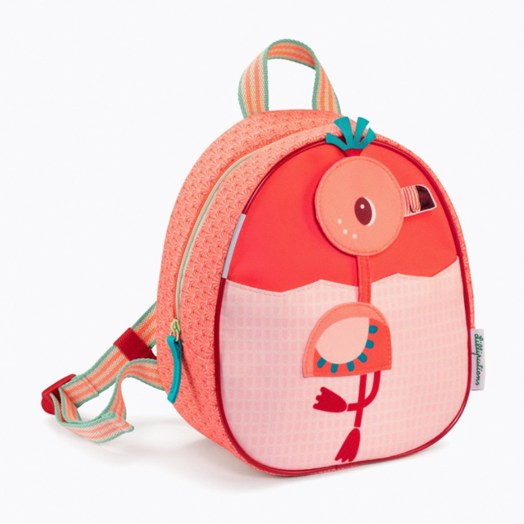 Lilliputiens Joe The Dragon Soft Backpack For Kids - Green, Super Soft & Machine Washable