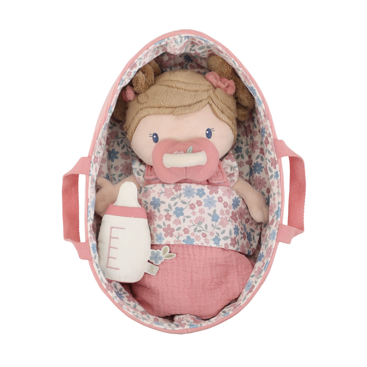 Little Dutch Baby Doll Rosa with soft body and embroidered face.