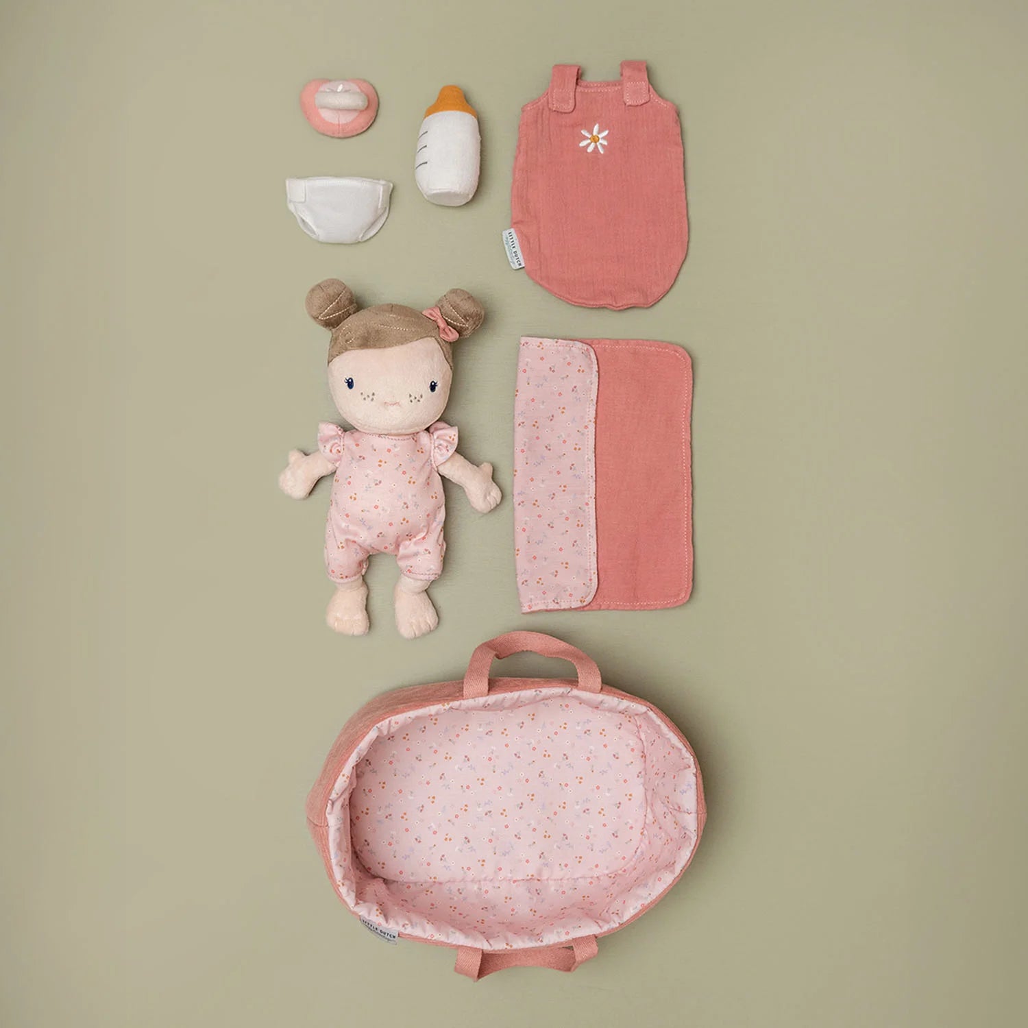 Little Dutch Baby Doll Rosa - Pink Flowers