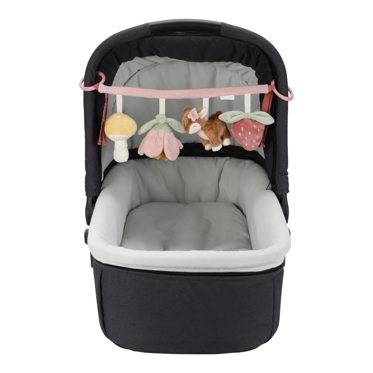 Lightweight and portable stroller toy for newborns