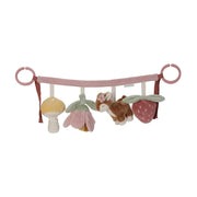 Little dutch fairy garden stroller toy chain with soft toys