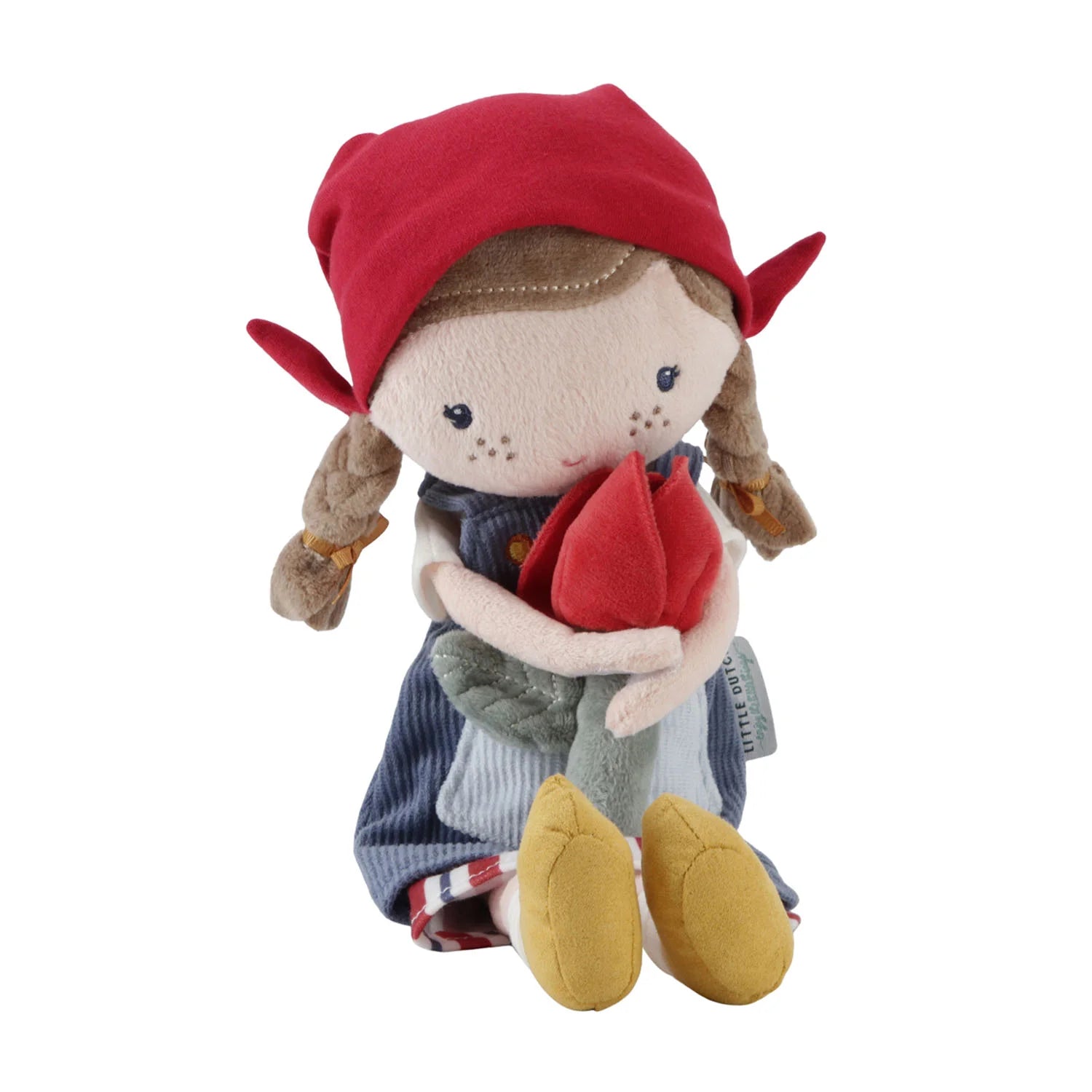 Little Dutch Cuddle Doll Farmer Rosa - 35 cm