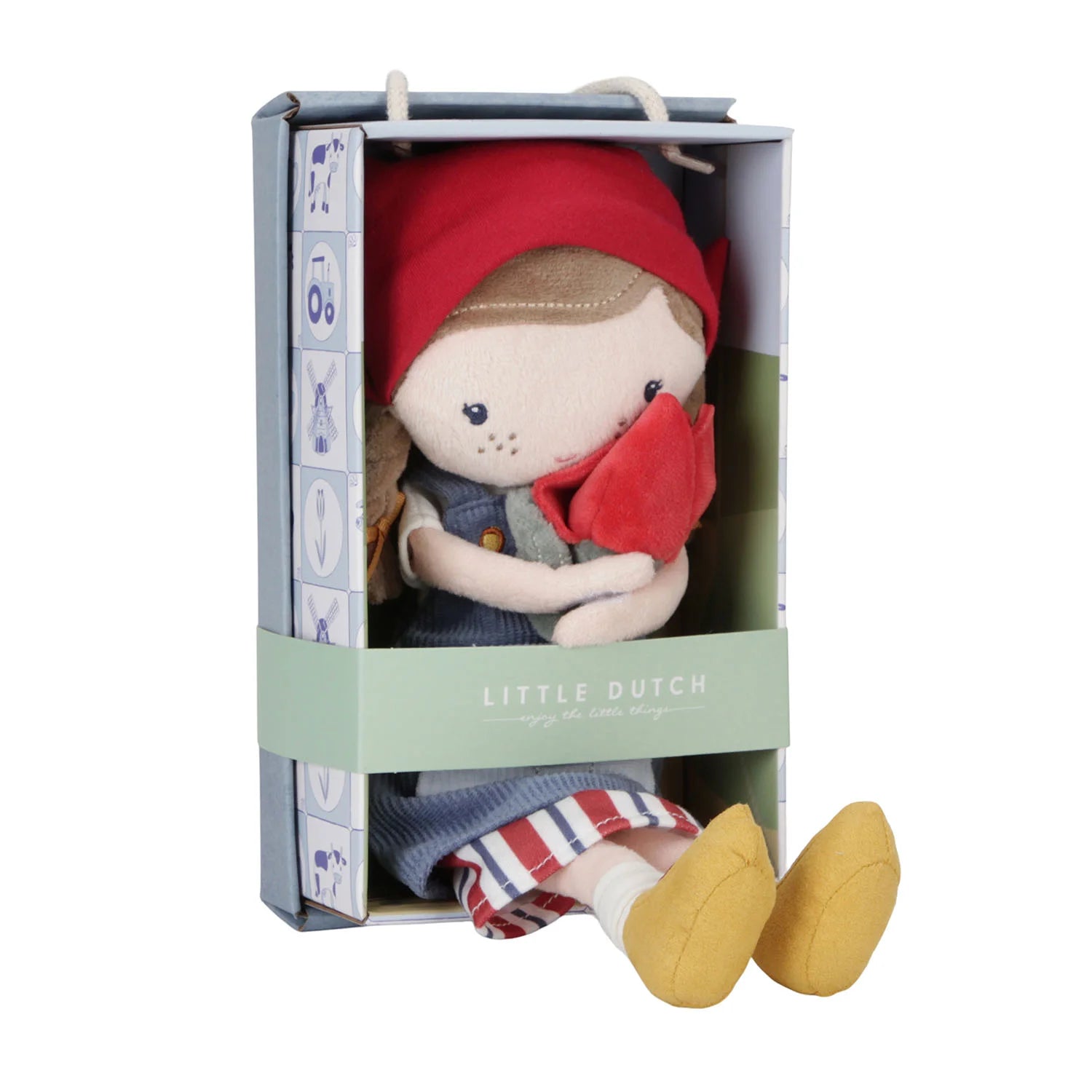 Little Dutch Cuddle Doll Farmer Rosa - 35 cm