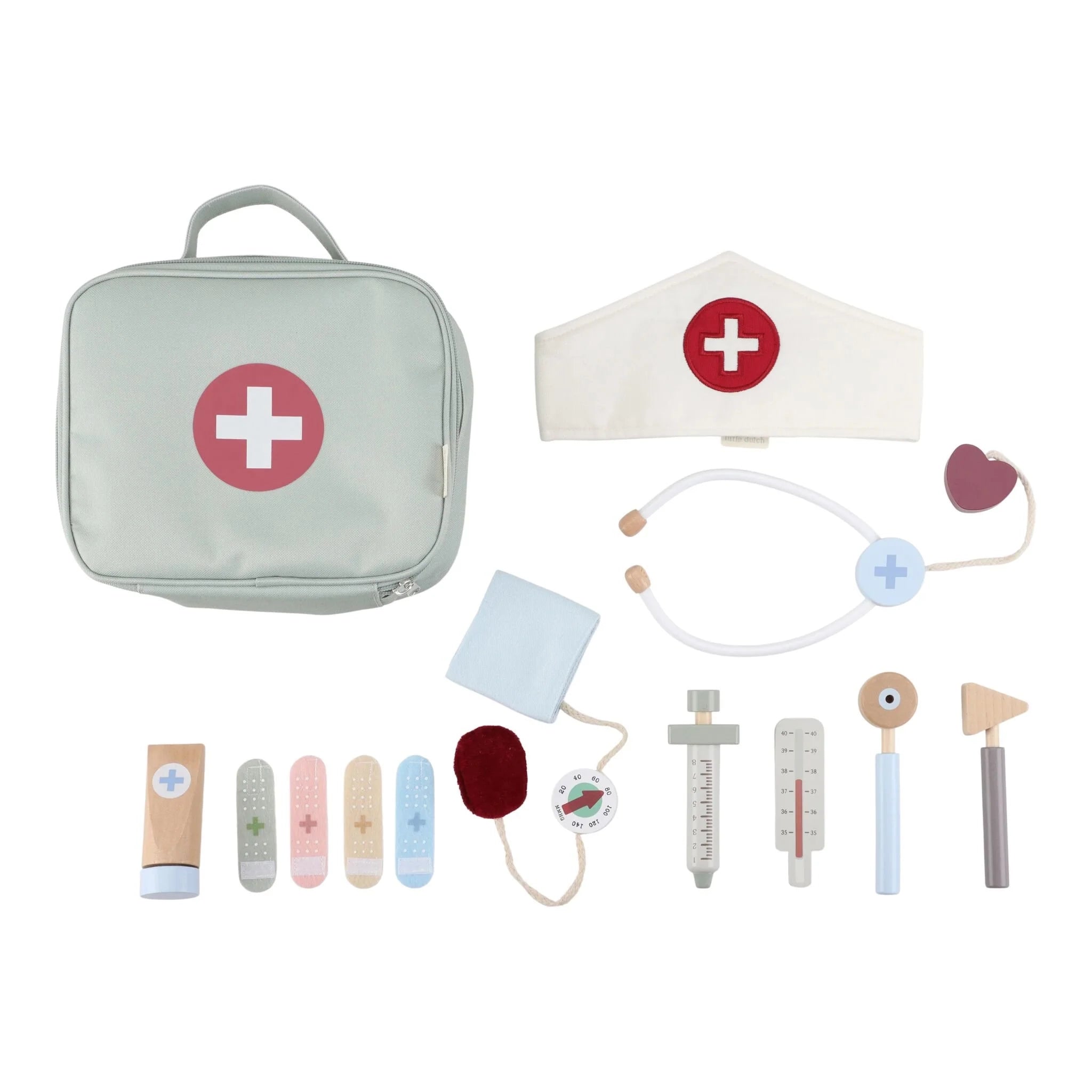Little Dutch Wooden Doctors Bag Playset