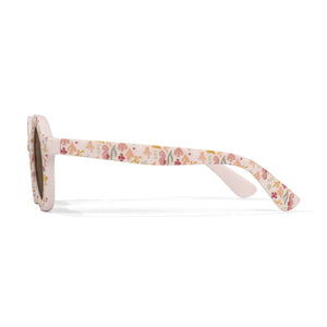 Side view of the UV round sunglasses.