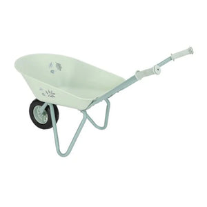 Children wheelbarrow in a white background.