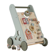  Little dutch wooden multi activity baby walker - little farm