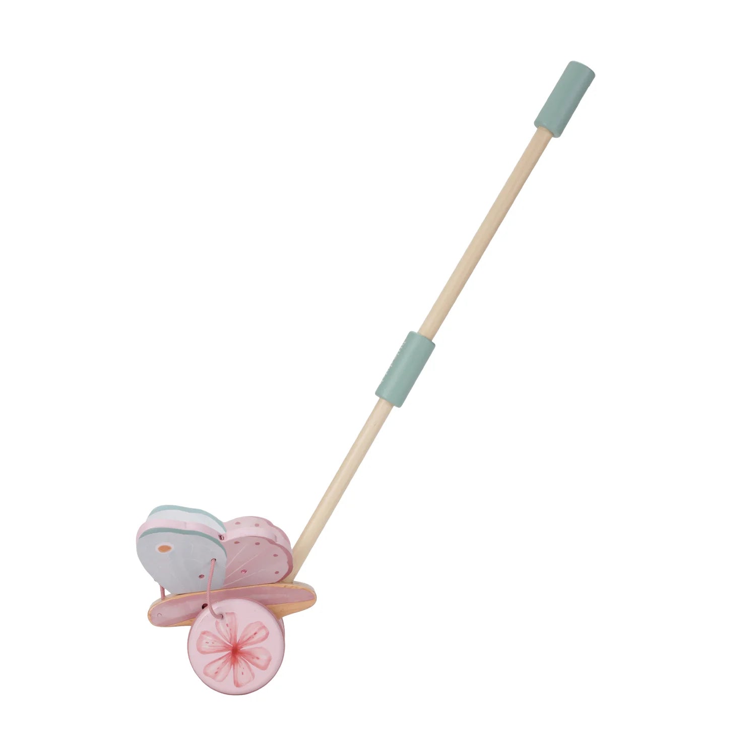 Little Dutch Fairy Garden push-along rattle toy for toddlers.