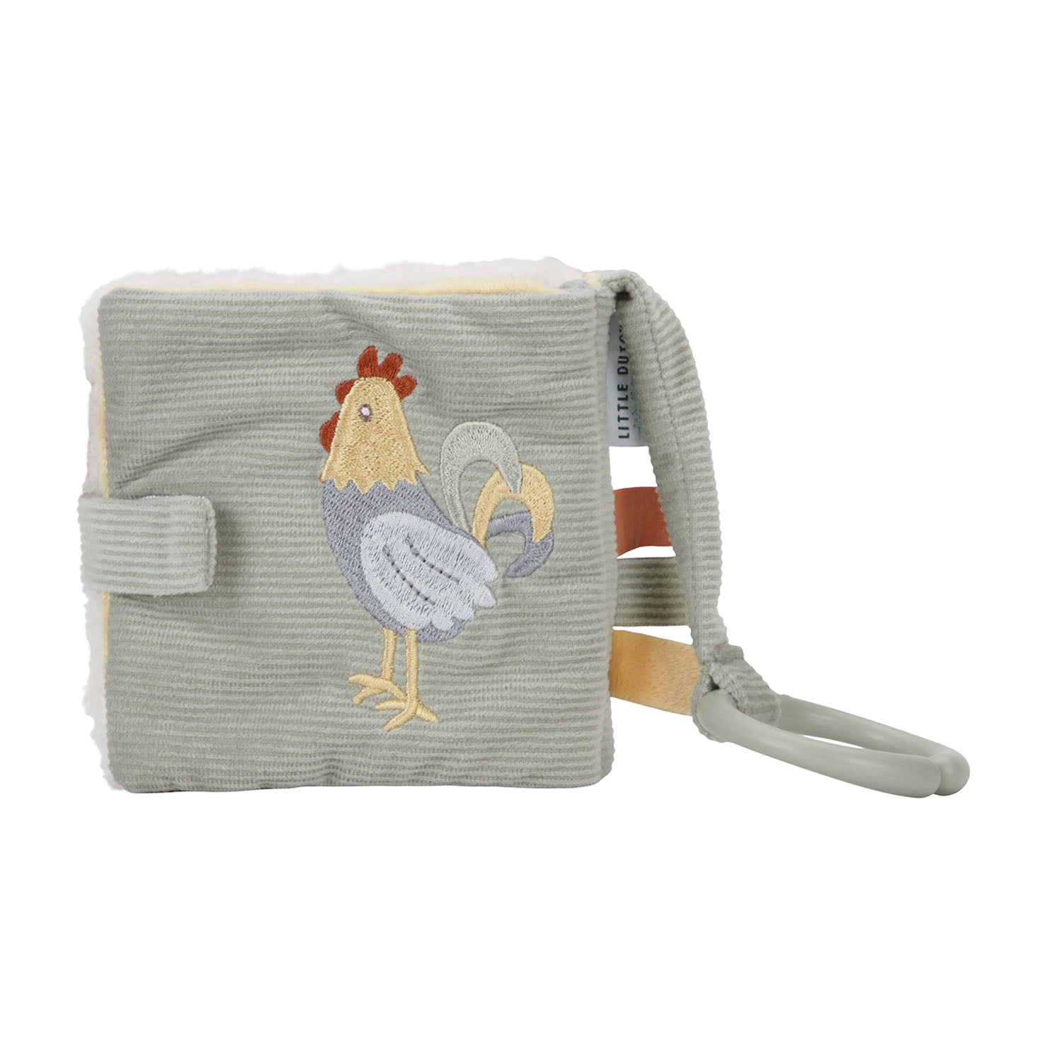 Back design of the stroller booklet.