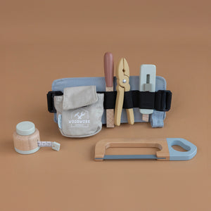 Little Dutch Tool Belt and accessories laid out