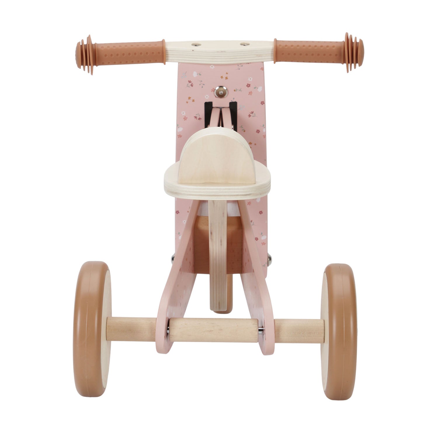 Close-up of the comfortable seat on Little Dutch trike.