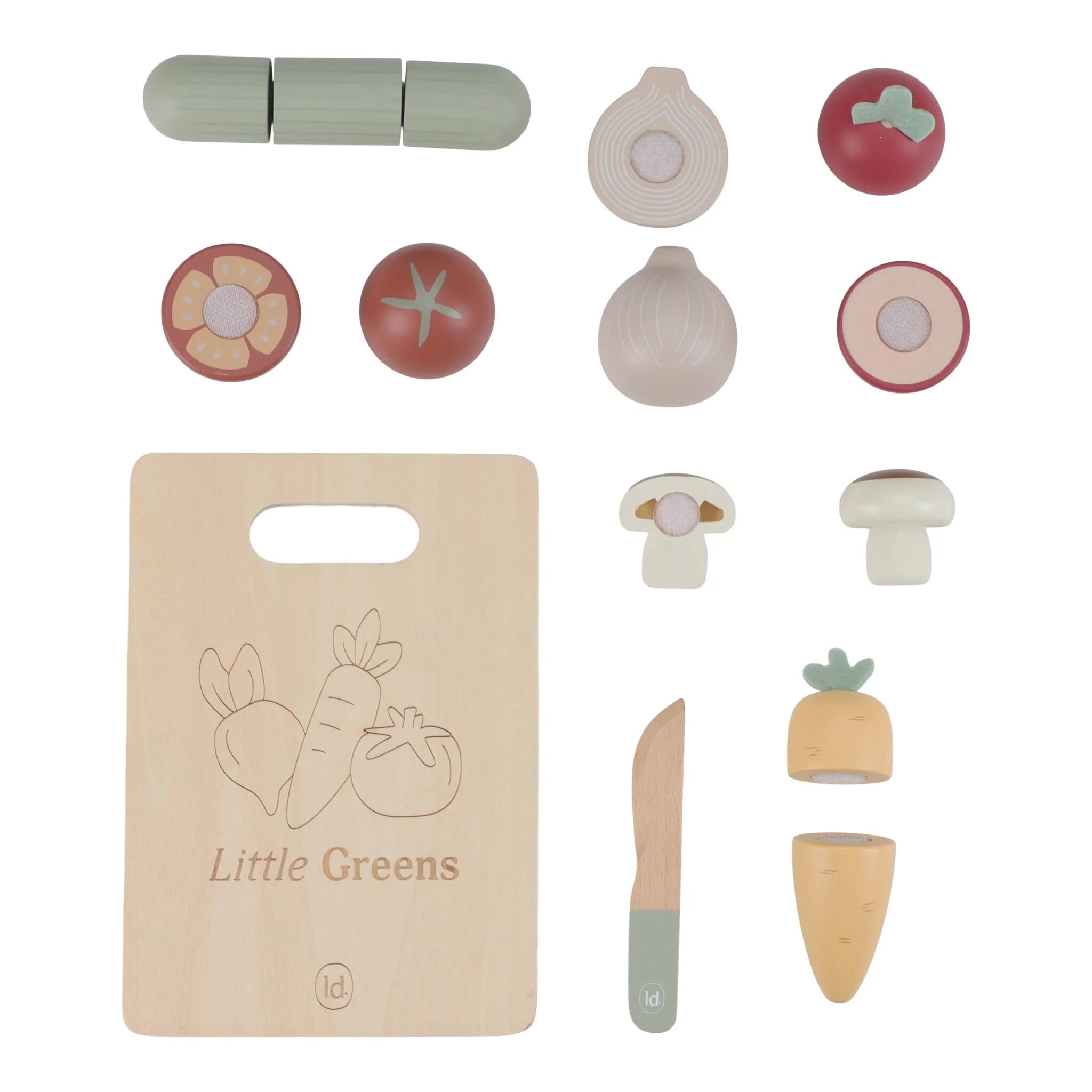 Little Dutch Wooden Cutting Vegetables Set