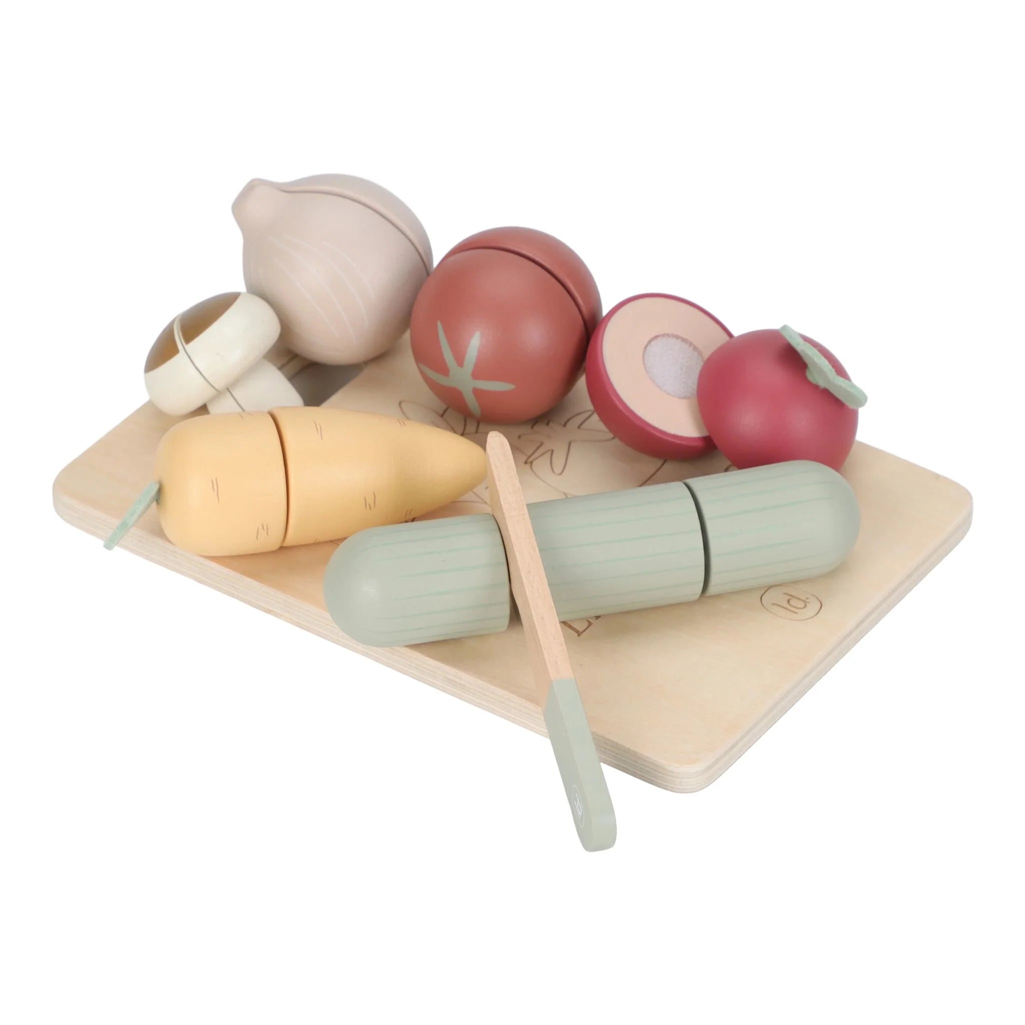 Little Dutch Wooden Cutting Vegetables Set