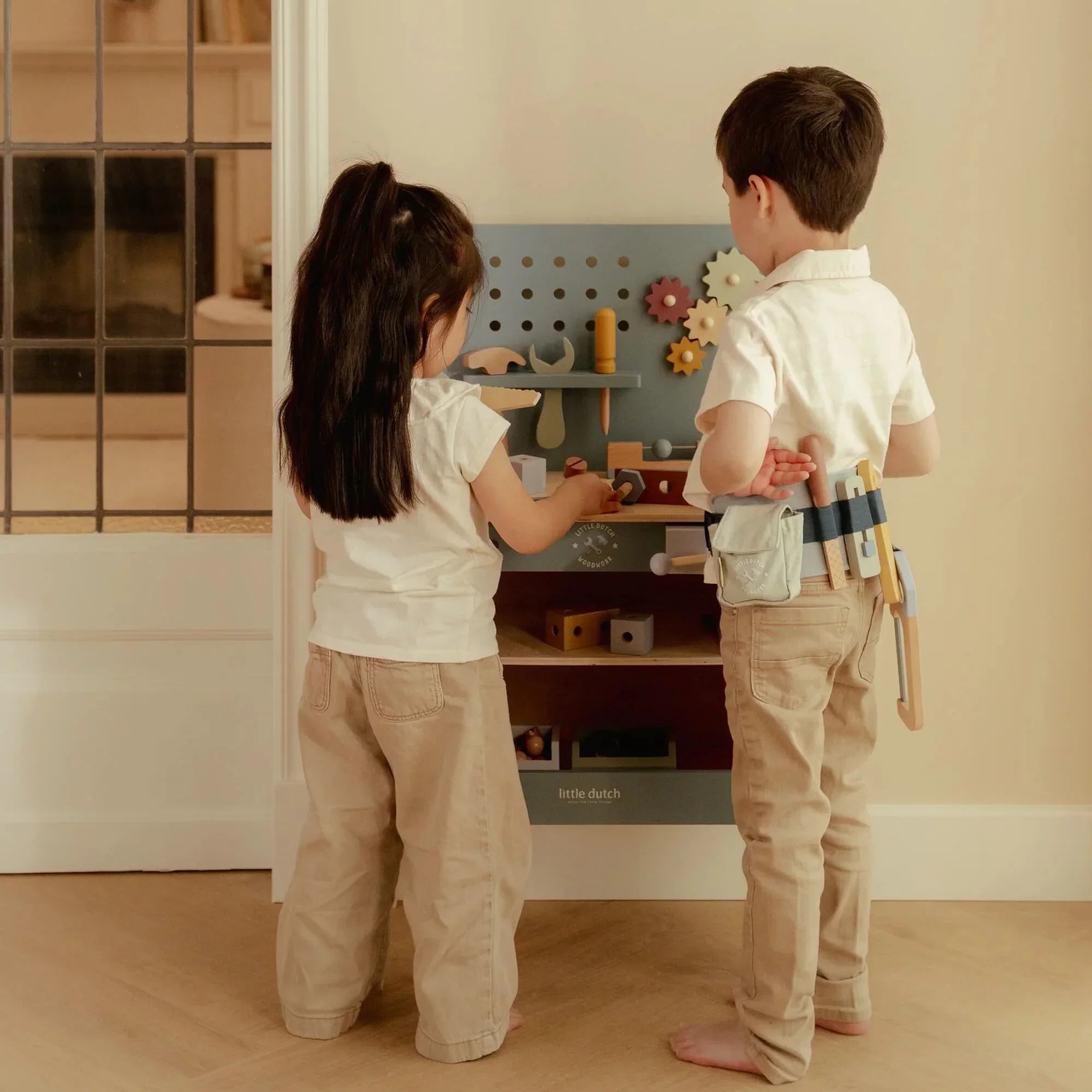 Little Dutch Wooden Workbench with Accessories