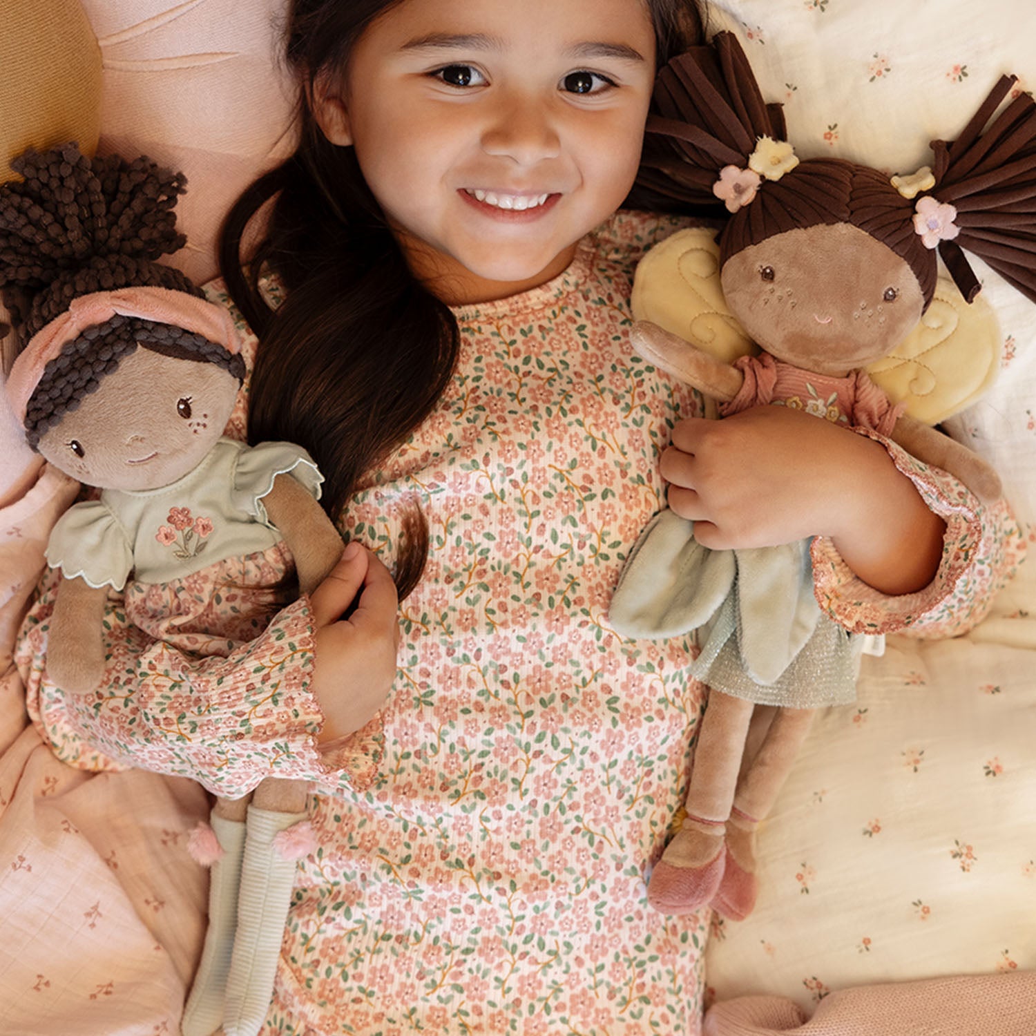 Little Dutch Cuddle Doll Fairy Evi 35cm - Pink Fairy Garden LD4574  Small  Smart