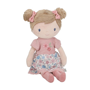 Soft fabric cuddle doll Rosa for children and babies