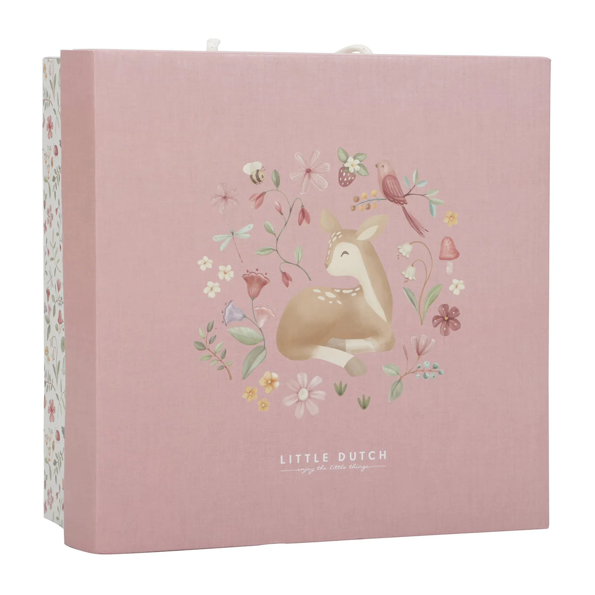 Little Dutch Gift Box Fairy Garden LD9015 with floral deer design, premium baby gift packaging