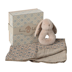 Maileg Bunny Rattle Set - Powder