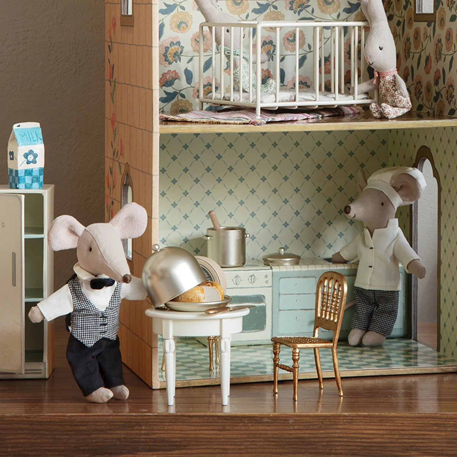 Adorable cheese bell for Maileg toy accessories