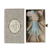 Maileg Dance Mouse in Daybed Little Sister - Blue