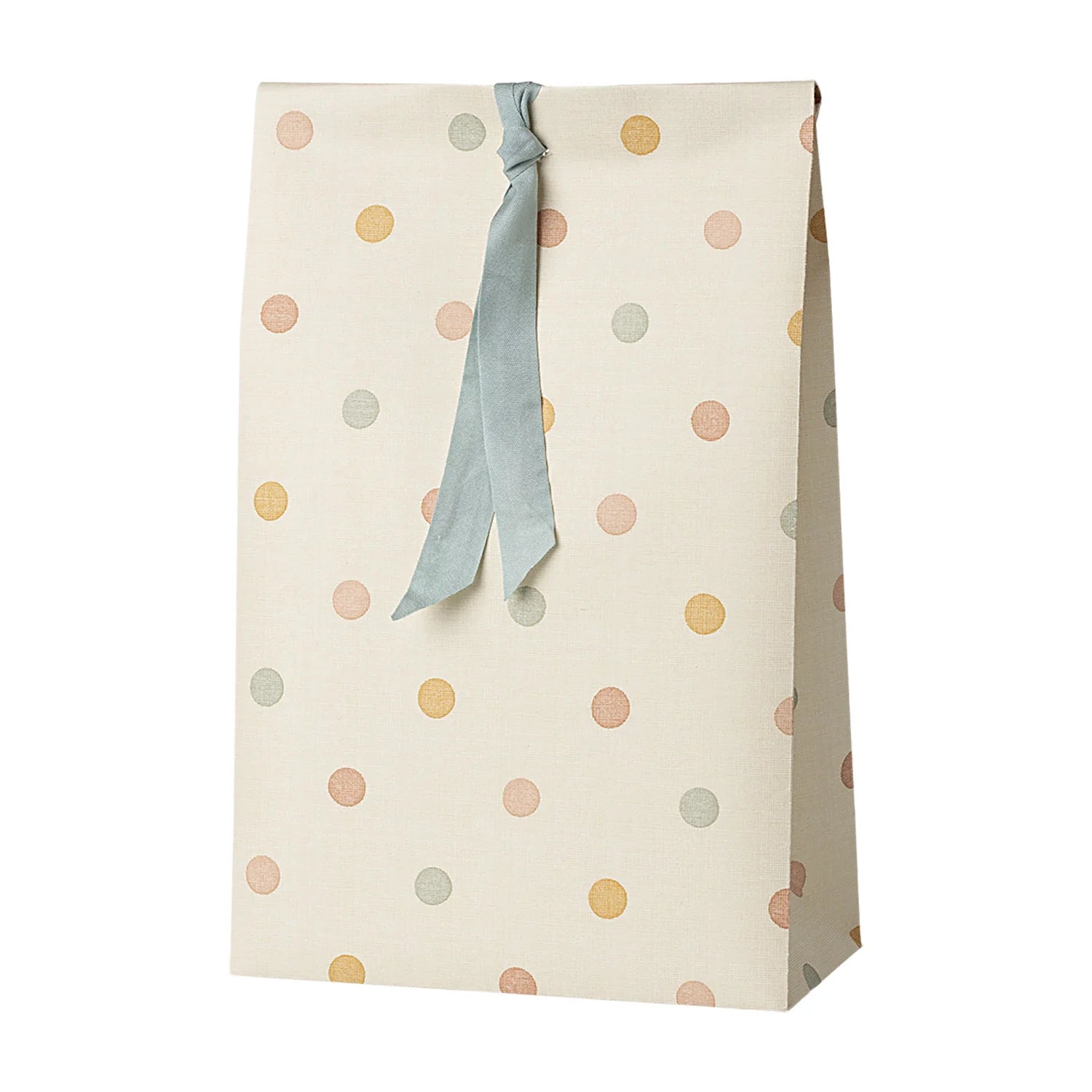 Maileg Gift Bag - Multi Dots (Height-30.50 cm x Width-8.50 cm)