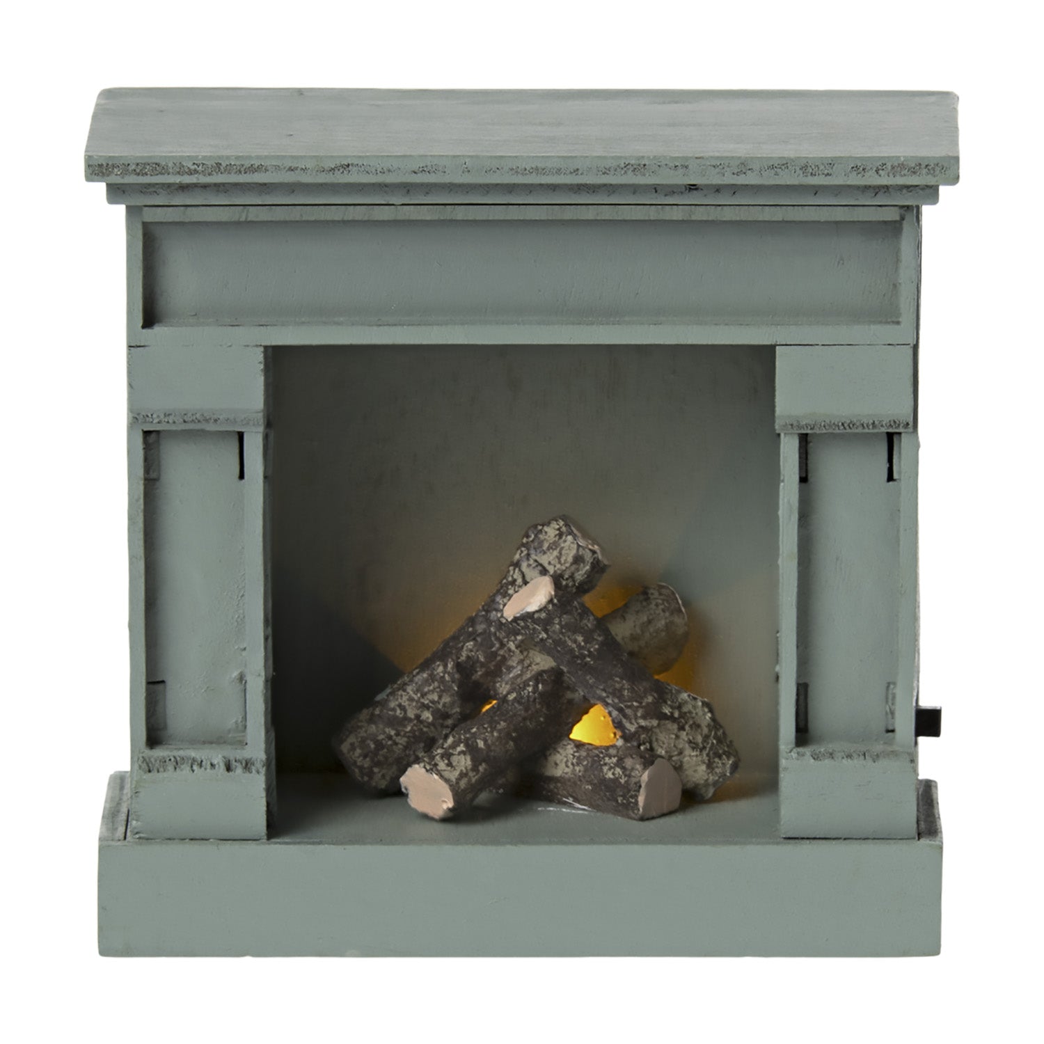 Maileg Miniature Fireplace - Blue