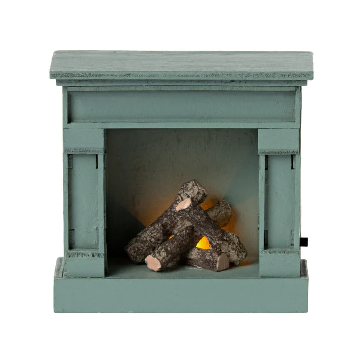 Maileg Miniature Fireplace Dollhouse Accessories