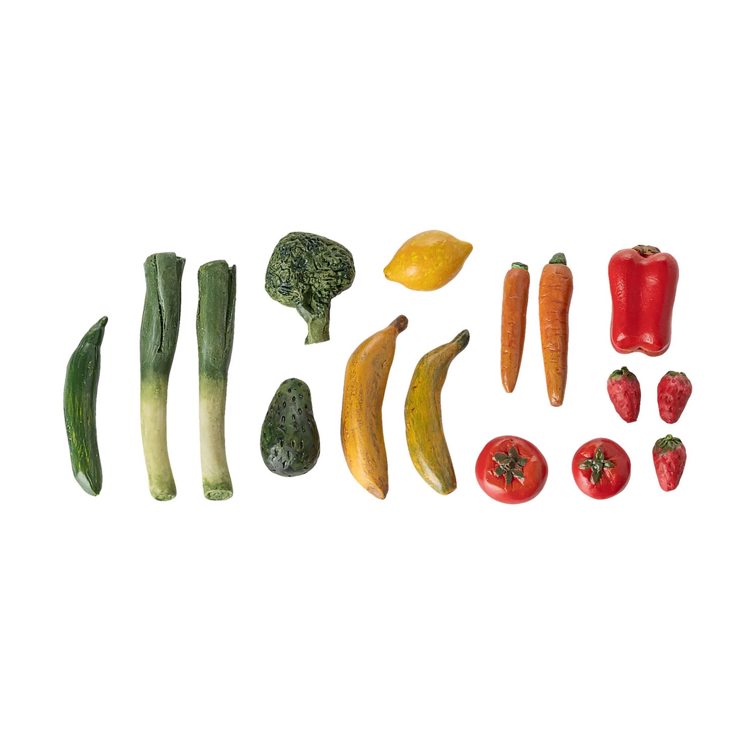 Maileg colorful and detailed tiny fruits and vegetables