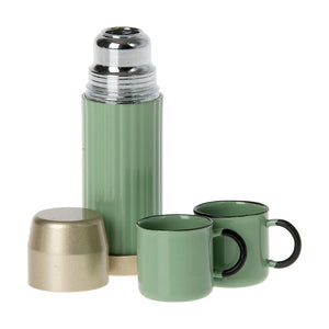 Maileg Thermos And Cups - Mint