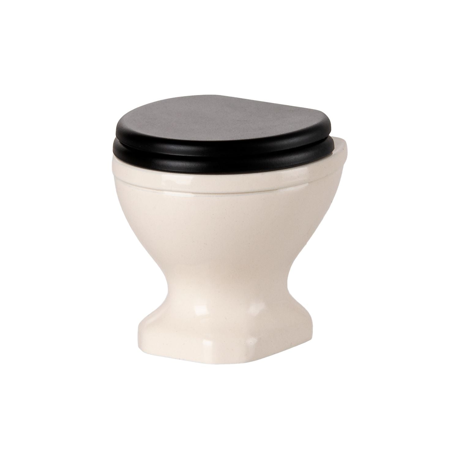 Small Maileg bathroom accessory toilet.