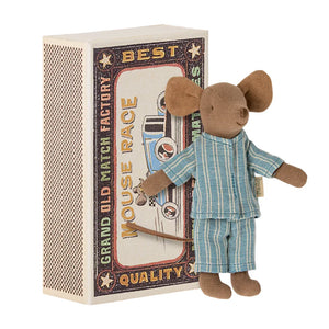 Maileg Big Brother Mouse Soft Toy and Matchbox
