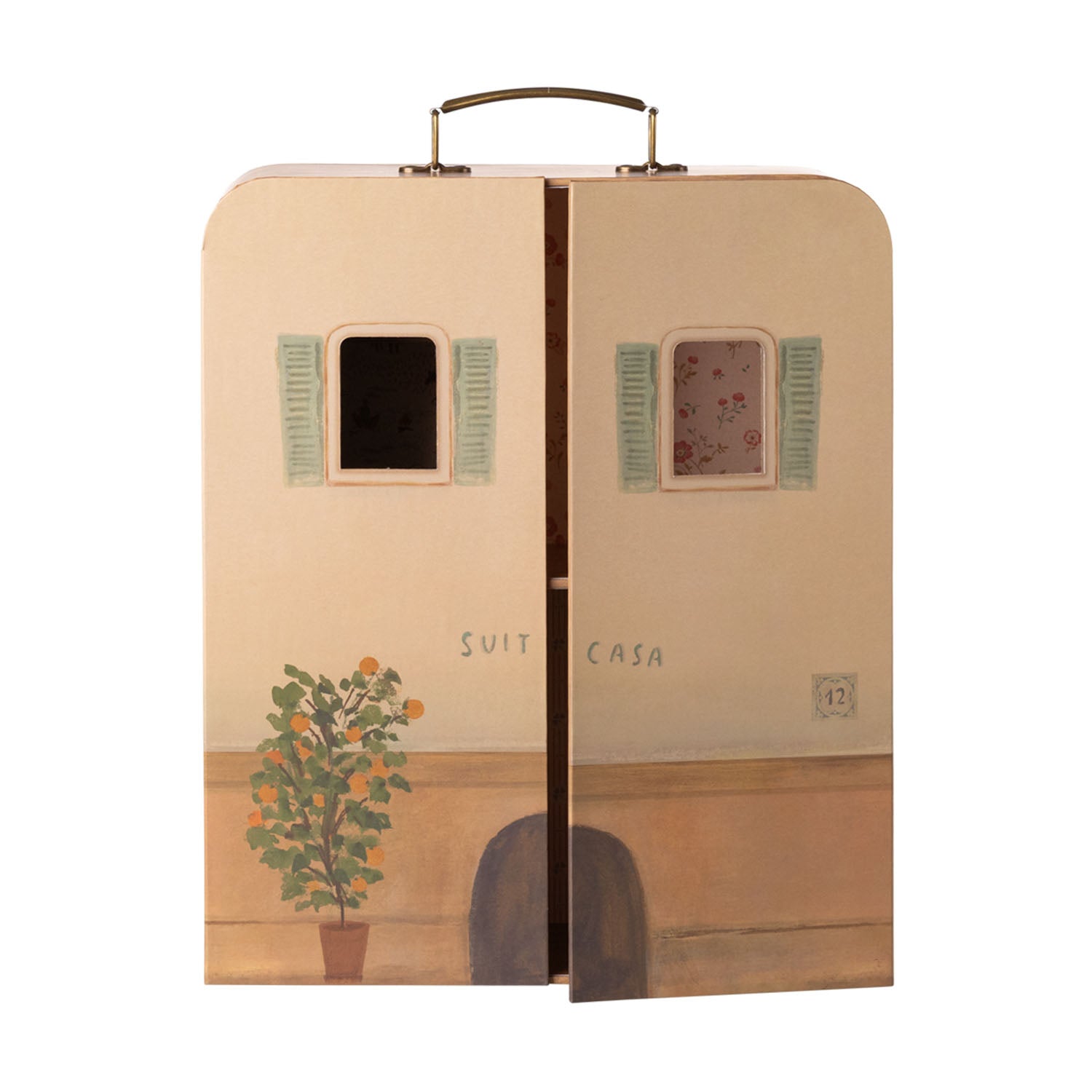 Maileg SuitCasa portable mouse house with a vintage design.