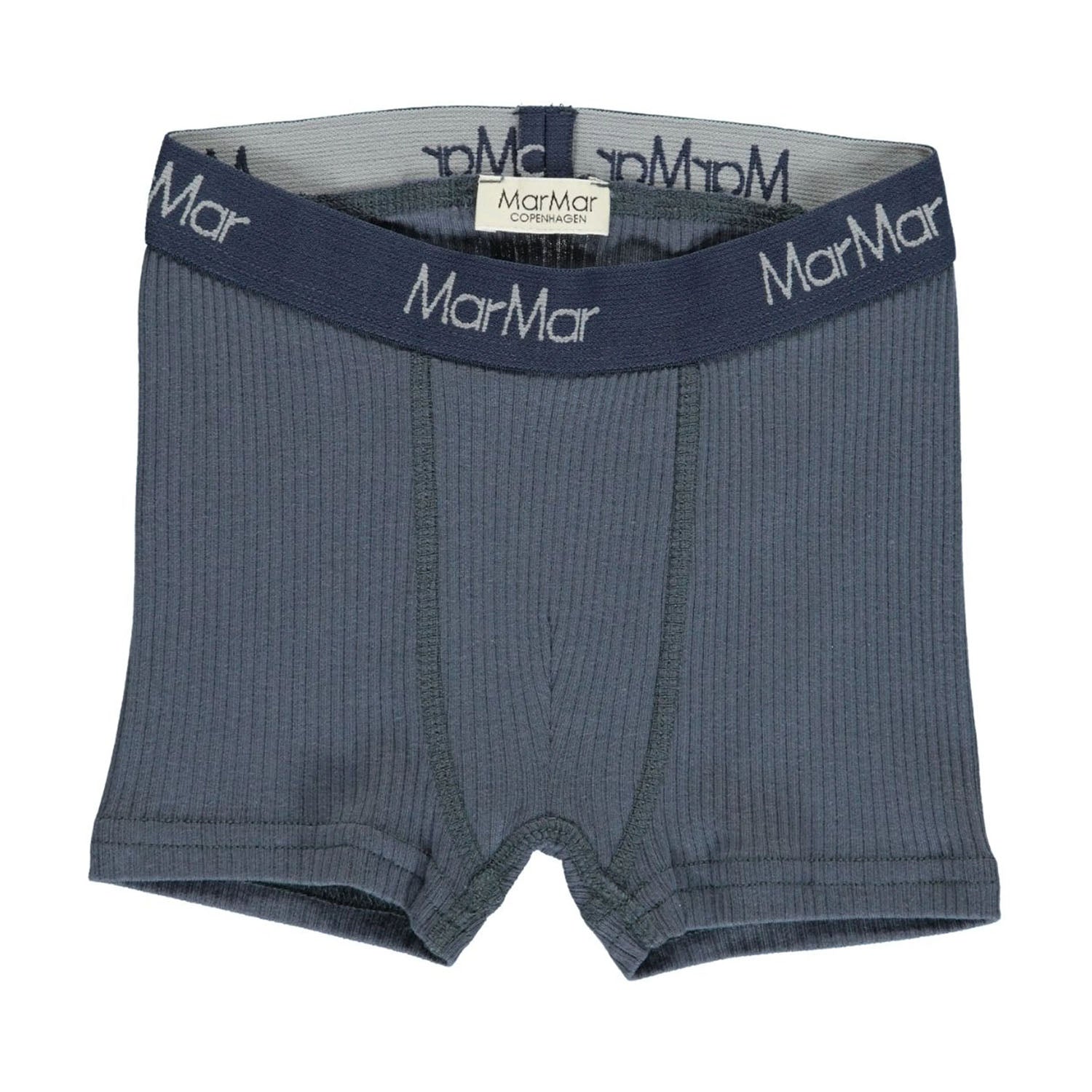 Soft ribbed cotton-modal kids underwear.