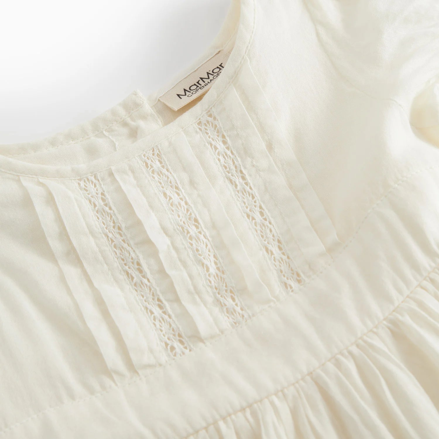 Vintage-inspired long christening gown for babies by MarMar Copenhagen.
