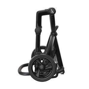 Lightweight black Mima Xari 4G stroller frame compact fold
