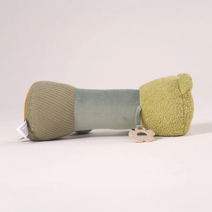 Baby teether in the MiniDream tummy time roller.