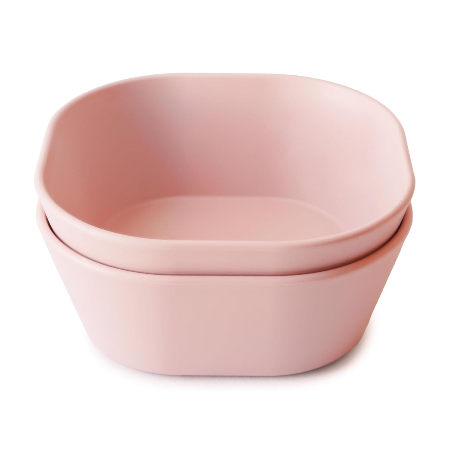 Mushie Dinnerware Bowl Set - Square - Blush
