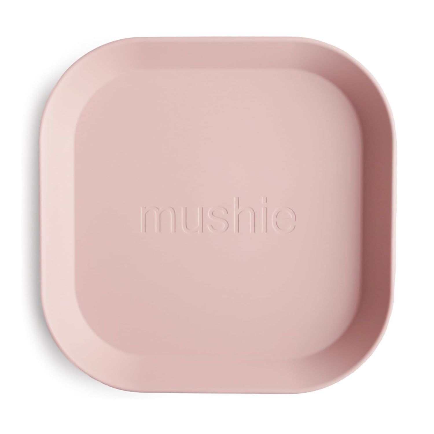 Soft colors and a clean design make these plates easy for small hands to grasp.