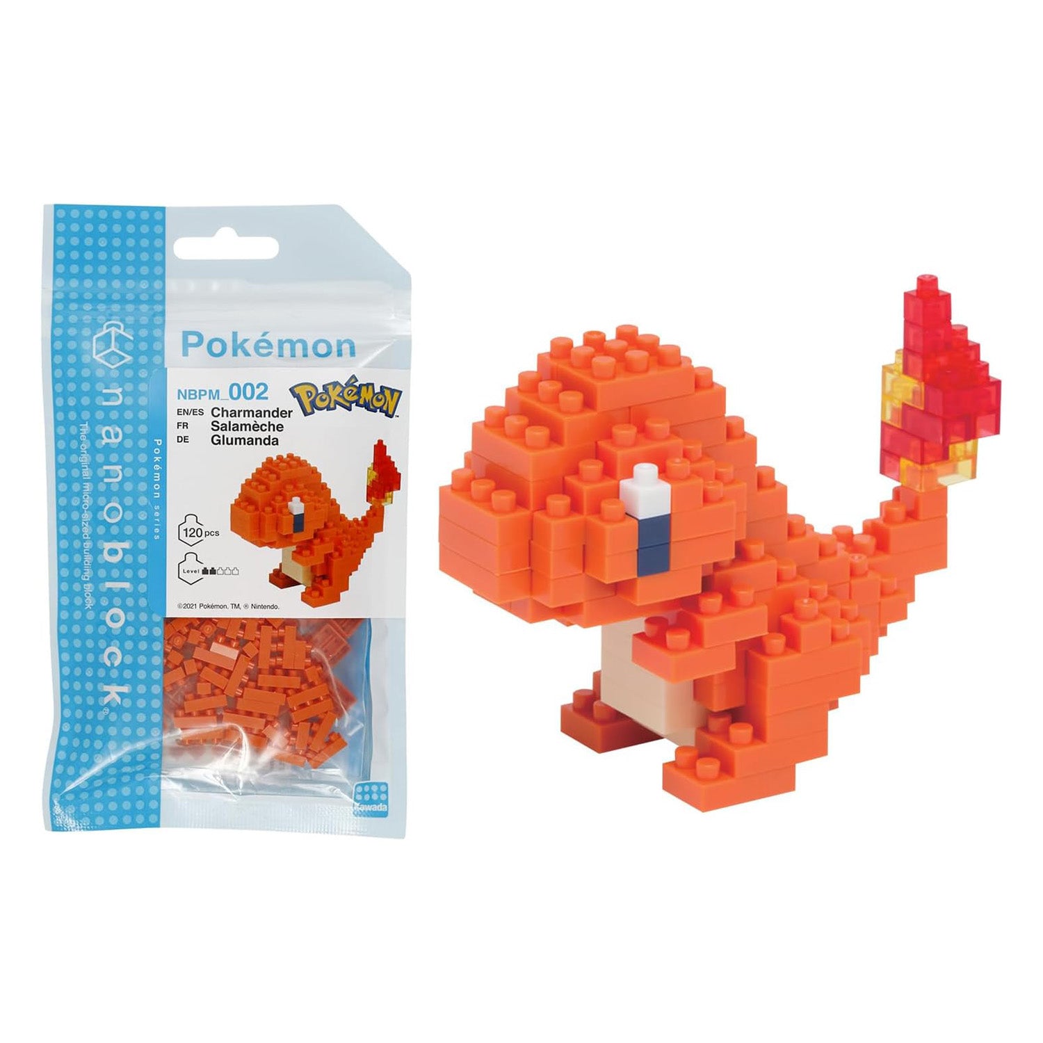 Nanoblock Charmander Pokémon 3D Puzzles